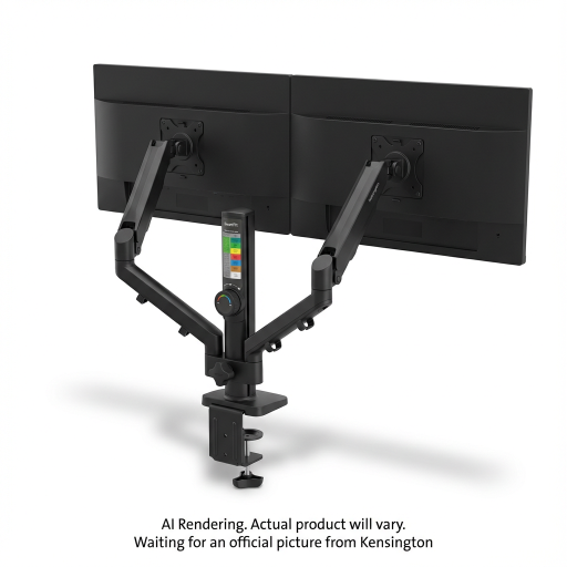 Space Saving Monitor Arm Dual