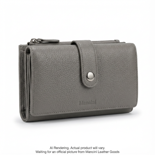 Pebbled Ladies? RFID Small Clutch Wallet