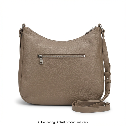 Pebbled Susan Crossbody Hobo