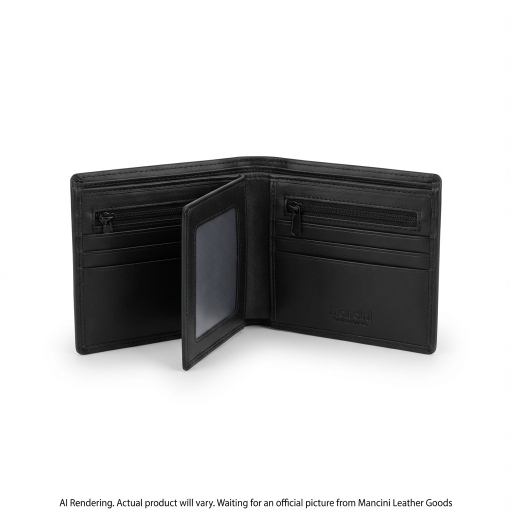 CENTER WING WALLET COIN POCKET