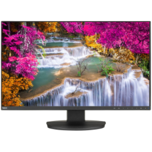 Moniteur de bureau large professionnel SHARP/NEC EA271U-BK 27" 4K UHD avec cadre ultra-fin et chargement USB-C
