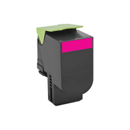 Cartouche de toner magenta Lexmark CX310, 410, 510 2K Référence: 80C0S30