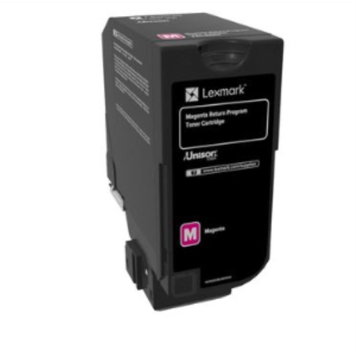 Cartouche de toner magenta Lexmark CS720, CS/CX725 programme de retour 74C10M0 3 000 pages