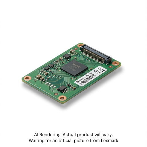 Carte eMMC Lexmark MS510, MS610n pour formulaires et codes-barres