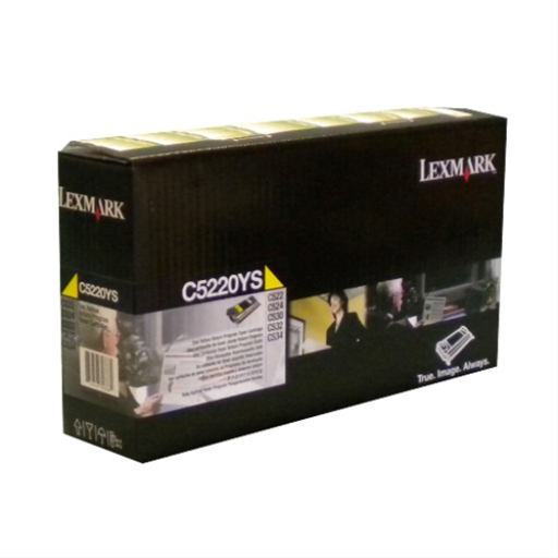 Cartouche de toner jaune pour programme de retour Lexmark C522,524,530,532,534 3K
