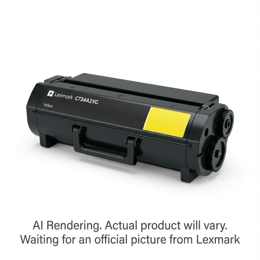 Cartouche de toner jaune Lexmark C/X734,746,X738 6K