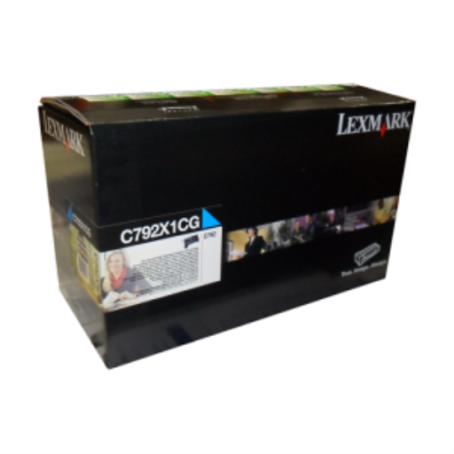 Cartouche d'impression Lexmark C/X792 cyan programme de retour 20K