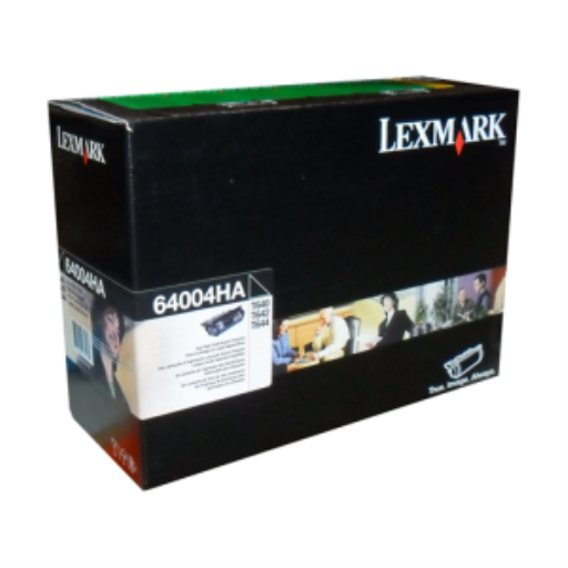 Cartouche d'impression Lexmark T640, T/X642, 644, X646 Programme de retour pour application d'étiquettes 21K