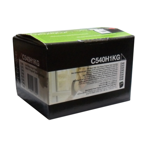 Cartouche de toner noire du programme de retour Lexmark C54x/X54x (2 500 pages)
