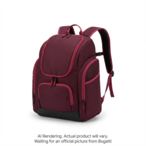 Sac à dos pour chaussures de ski enfant K&B Sport - Bourgogne / Framboise