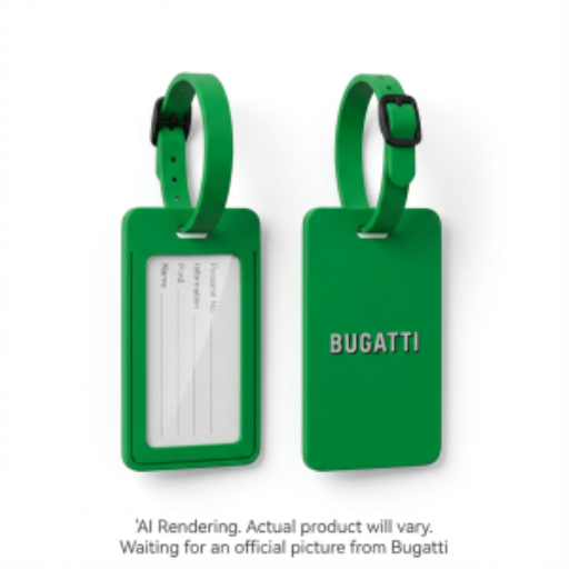 Bugatti - Étiquette à bagage en caoutchouc 2 pièces - Caoutchouc