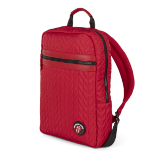 BKP6066RS The Rolling Stones Sac à dos iconique - Nylon matelassé