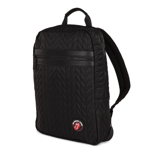 BKP6066RS The Rolling Stones Sac à dos iconique - Nylon matelassé