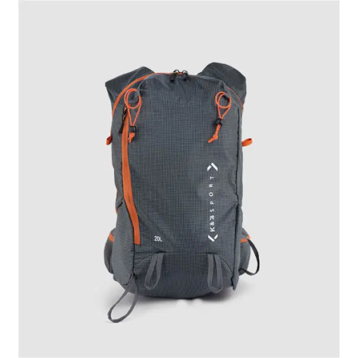 K&B - Sac à Dos de Ski de Randonnée Approach - Fabriqué en Ripstop avec finition PVC (CHARBON)