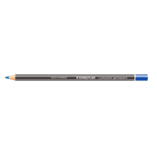 Lumocolor® permanent glasochrom Waterproof dry marker - Blue