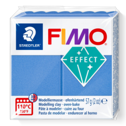 Pâte à Modeler Fimo Effect Bleu Métallique 57g (2 oz)