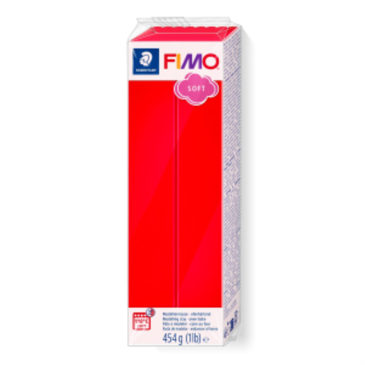 Modelling Clay Fimo Soft 454g (1Lb) Indian Red
