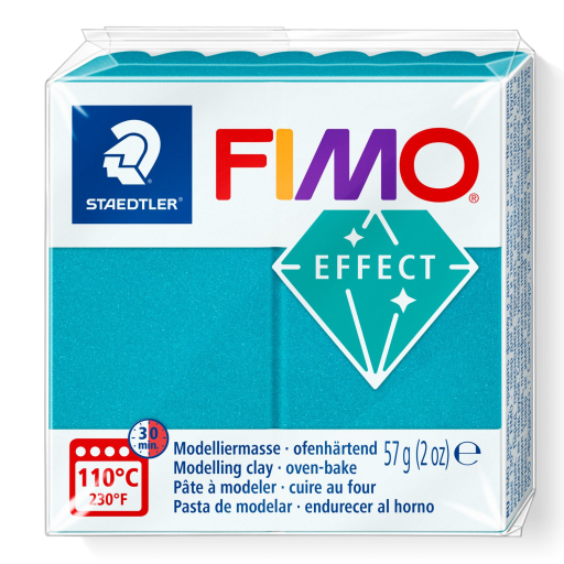 Modelling Clay Fimo Effect Turquoise Metallic 57g (2 oz)
