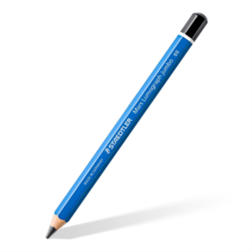 Crayon Mars Lumograph jumbo 8B 100% PEFC
