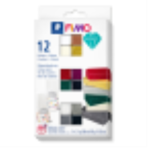 Ensemble de Pâtes à Modeler Fimo Effect, Paquet de 12 Couleurs