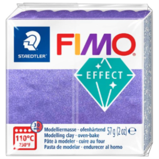 Pâte à modeler Fimo Effect Lilas métallisé 57g (2 oz)