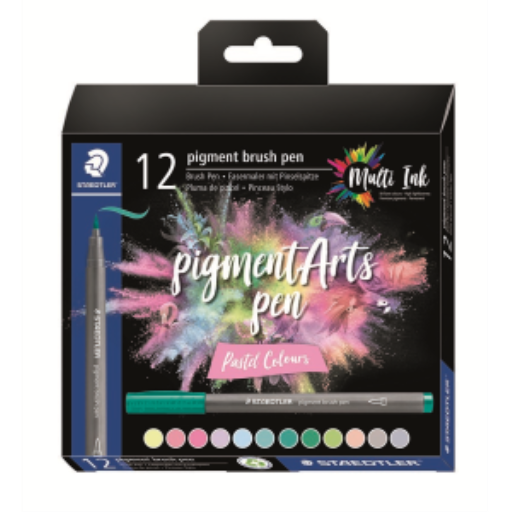 Pigment arts Couleurs pastel au pinceau