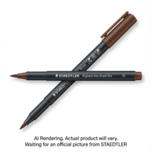 Pigment Brush Pen Brown