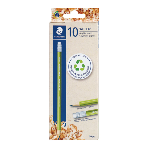 Crayon à papier Wopex noir, lot de 10