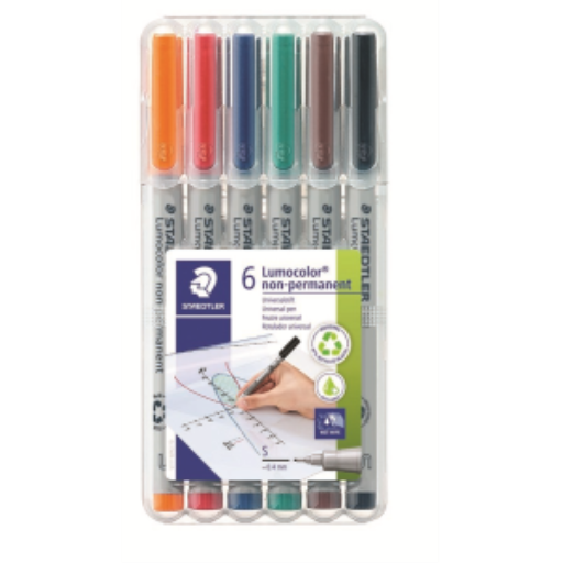 Stylo universel Lumocolor non-p S 6 pièces