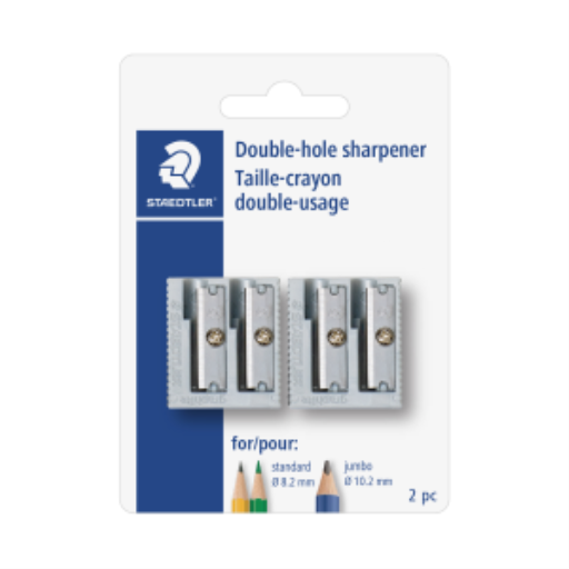 Double-Hole Plastic Silver, Bk 2