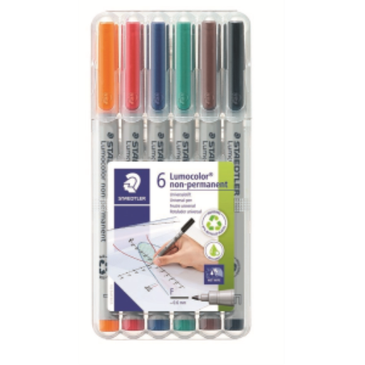 Universal pen Lumocolor non-p F 6pc