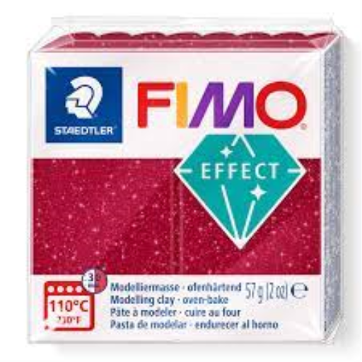 Pâte à Modeler Fimo Effect Galaxie Rouge 57g
