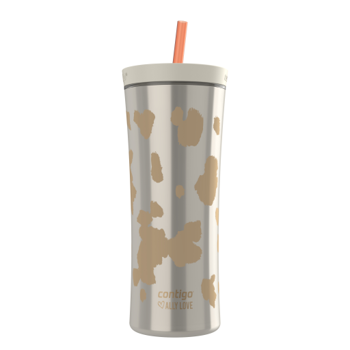 Contigo x Ally Love Gobelet isolant Streeterville AUTOCLOSE Shake & Go, 20 oz (591 mL), couleur lait d'avoine