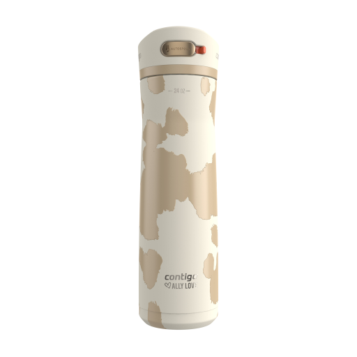 Contigo x Ally Love Bouteille d'eau en acier inoxydable Ashland Chill 2.0 avec couvercle AUTOSPOUT, 709 mL, Lait d'avoine
