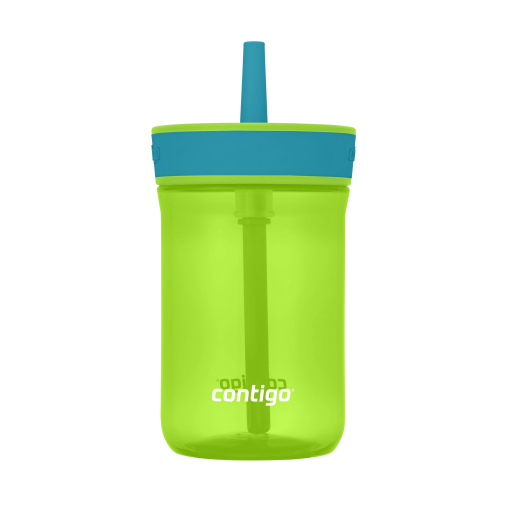 Contigo14 oz Straw Leighton Cool Lime w/ Juniper - Plastic