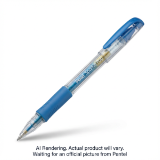 Stylo-gel irisé Krazy Pop, (1,0 mm) bleu + or métallique