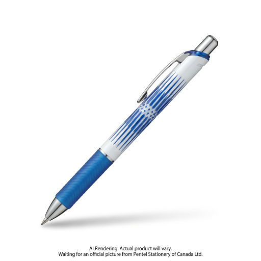 Pentel EnerGel Limited Edition Edo-Kiriko #4 (0.5mm) Metal Tip, Blue Ink