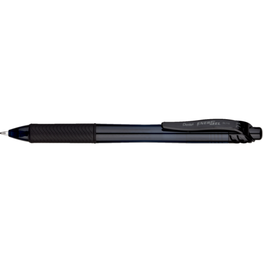 EnerGel-X Roller Gel Rétractable, (1,0 mm) Pointe Métal, Encre Noire