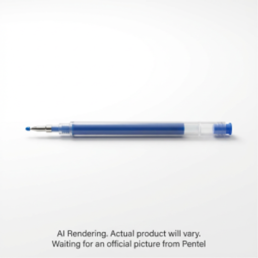 Recharge d'encre pour stylo gel EnerGel, pointe aiguille ultra fine (0,3 mm), encre bleue