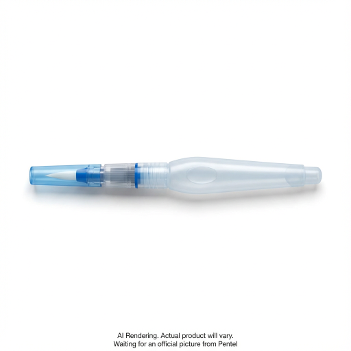 Pentel Arts Aquash Water Brush Pinceau Moyen, Paquet de 1
