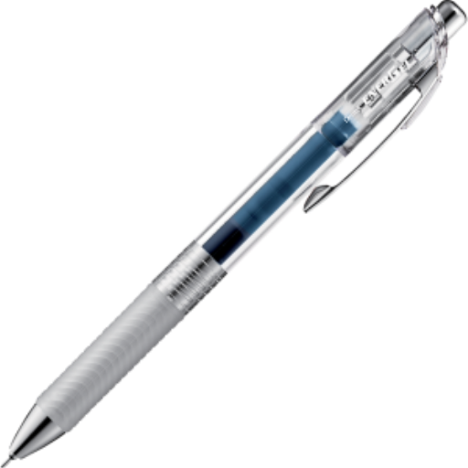 EnerGel Infree Retractable Liquid Gel Pen, (0.5mm) Needle Tip, Navy Blue Ink
