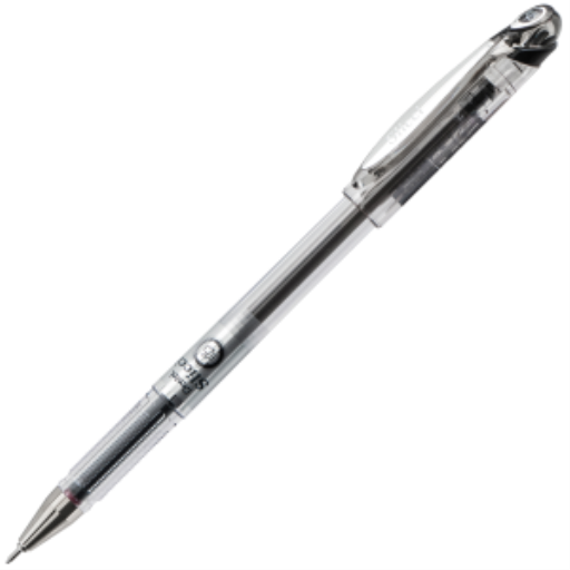 Stylo-gel Pentel Arts Slicci (0,25 mm) à pointe extra-fine – Encre noire