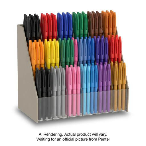 Présentoir vrac feutres pinceaux Brush Sign Pen, 120 pièces