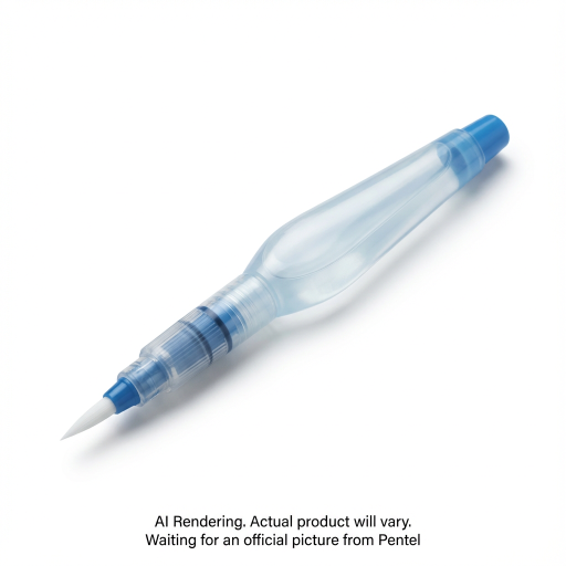 Pentel Arts Aquash Water Brush Fine Brush, 1PC Pack