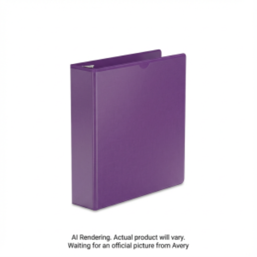 Classeur Avery View 3" HD View, violet, anneaux en D anti-écartement, capacité de 670 feuilles