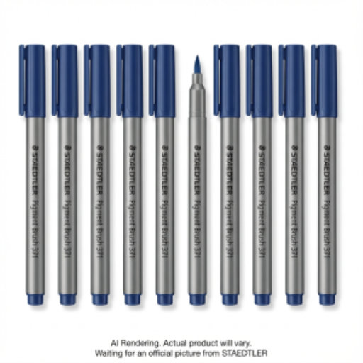 Stylo-pinceau pigmenté bleu marine