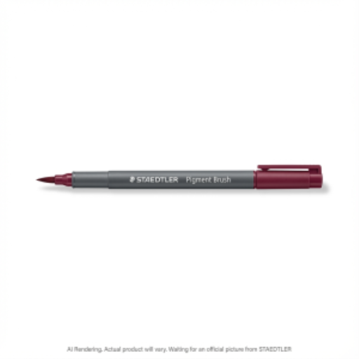 Feutre Pinceau Pigment Rouge Bordeaux