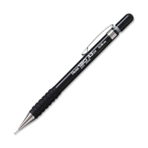 Pentel 120 Porte-mine (0,5 mm), Corps noir