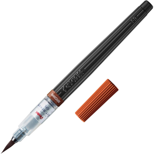 Pentel Arts Colour Brush Lot de 1, Encre marron