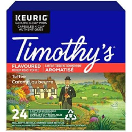 Timothy'S? Café K-Cup Individuel – Caramel Timy 24 Unités SL